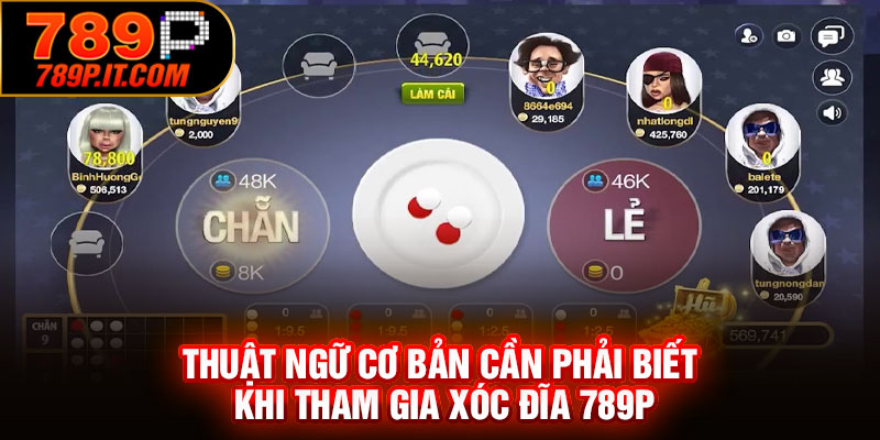 Thuật ngữ cơ bản cần phải biết khi tham gia Xóc Đĩa 789P